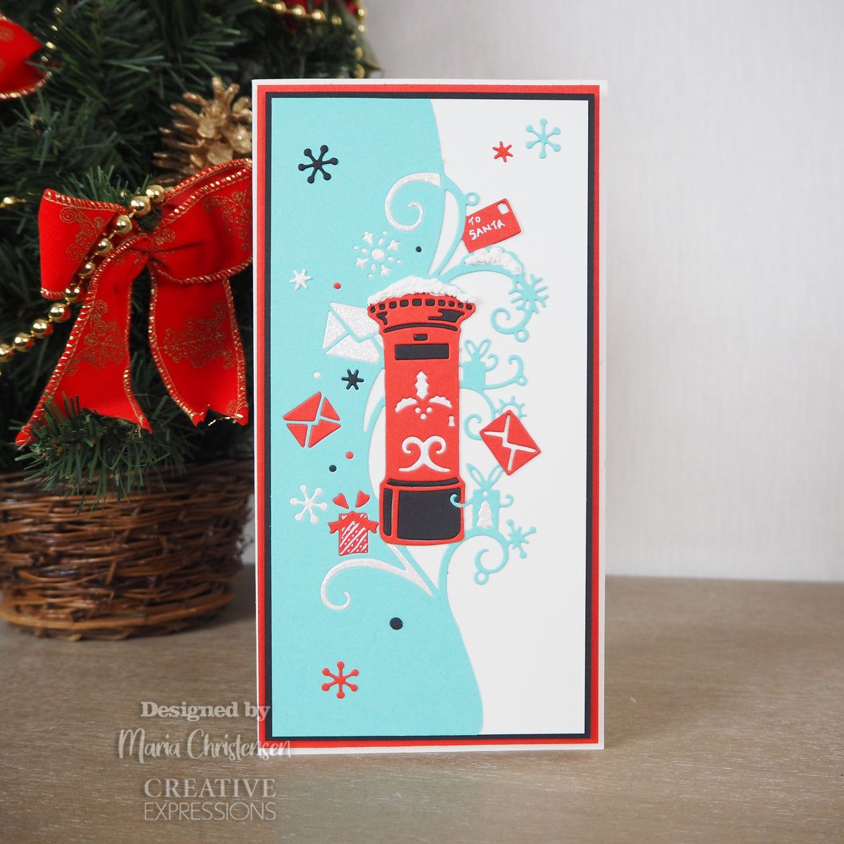 Creative Expressions Paper Cuts Christmas Post Edger Craft Die-2