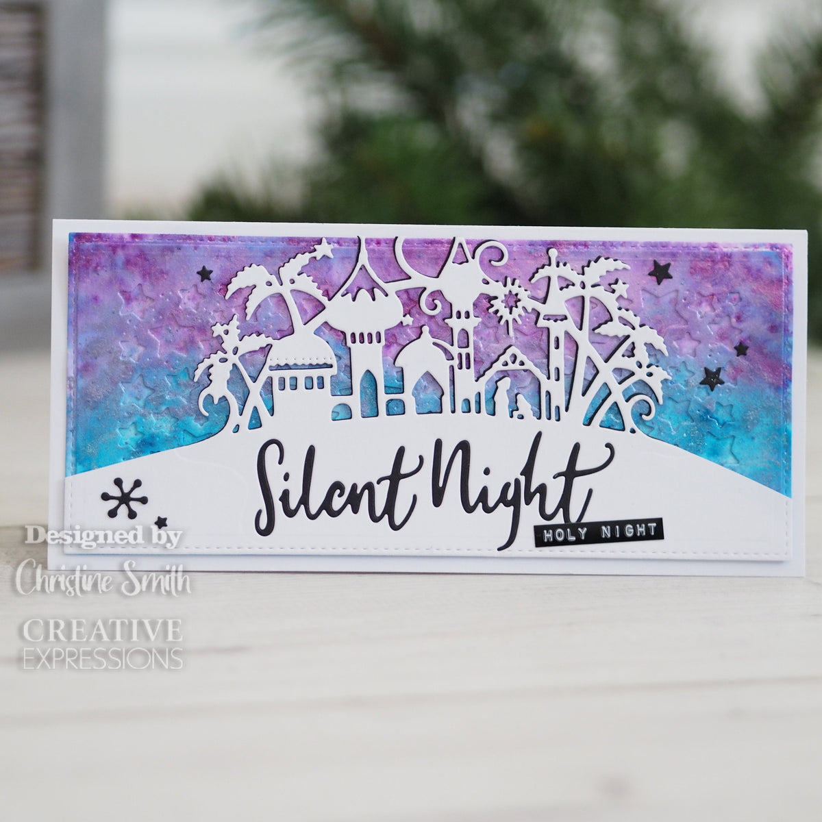 Creative Expressions Paper Cuts Bethlehem Edger Craft Die-3