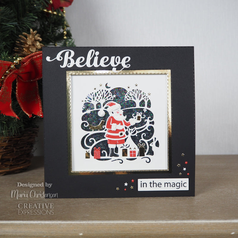 Creative Expressions Paper Cuts Scene Father Christmas Craft Die-2