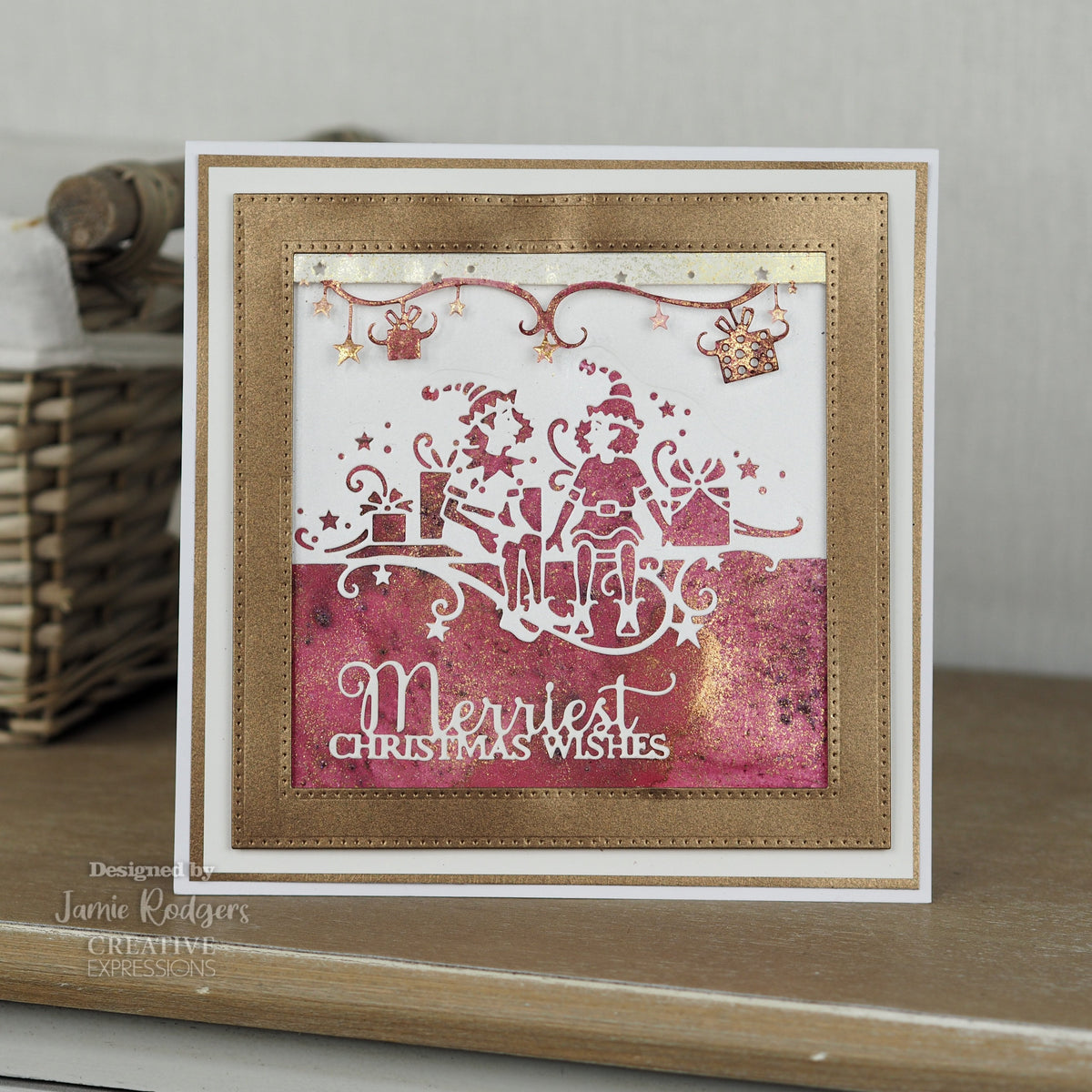Creative Expressions Paper Cuts Santa's Helpers Double Edger Craft Die-2