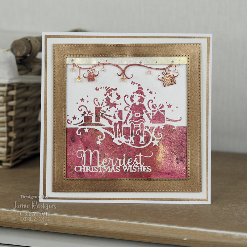 Creative Expressions Paper Cuts Santa's Helpers Double Edger Craft Die-2