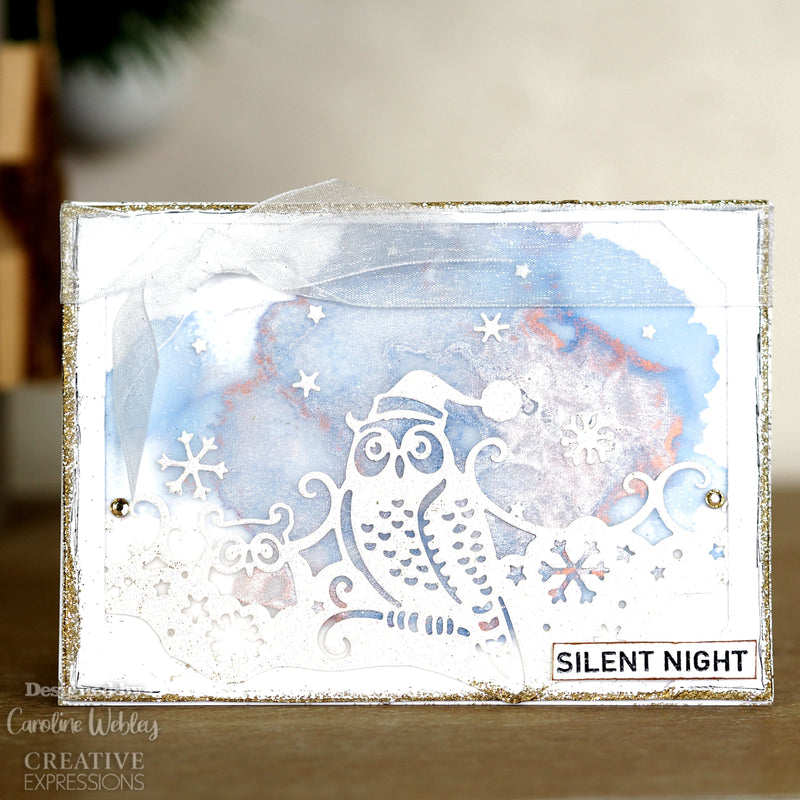 Creative Expressions Paper Cuts Snow Owls Double Edger Craft Die-2