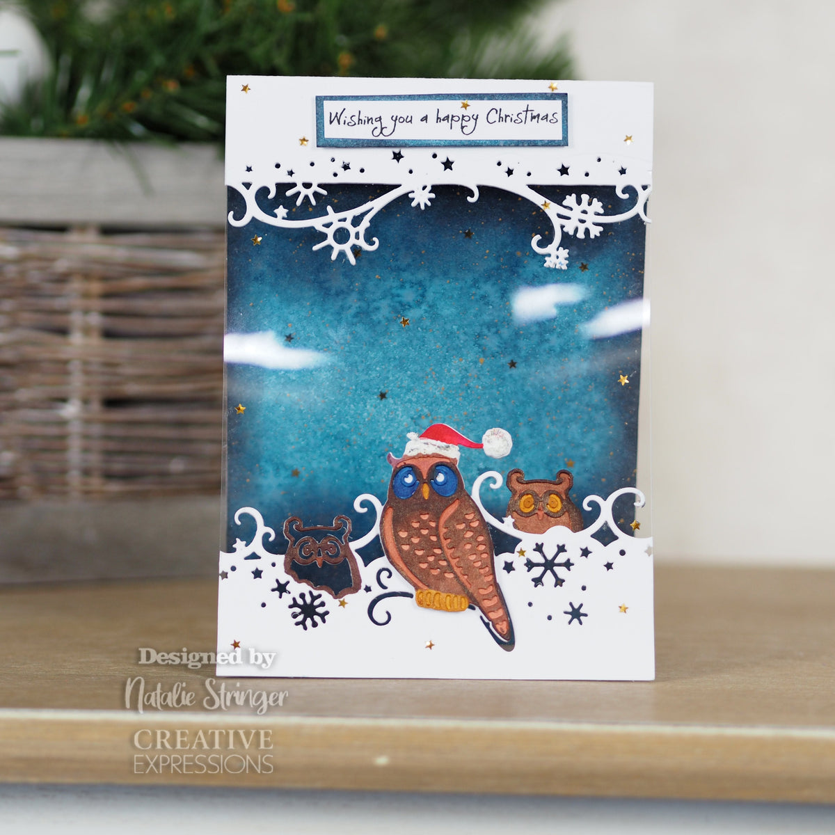 Creative Expressions Paper Cuts Snow Owls Double Edger Craft Die-5