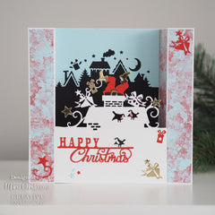 Creative Expressions Paper Cuts Look Out Santa's About Double Edger Craft Die-2