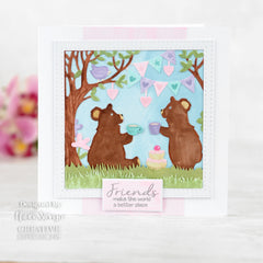 Creative Expressions Paper Panda Teddy Bears Picnic Craft Die-4