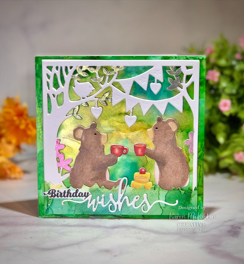 Creative Expressions Paper Panda Teddy Bears Picnic Craft Die-3