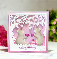 Creative Expressions Paper Panda Teddy Bears Picnic Craft Die-2