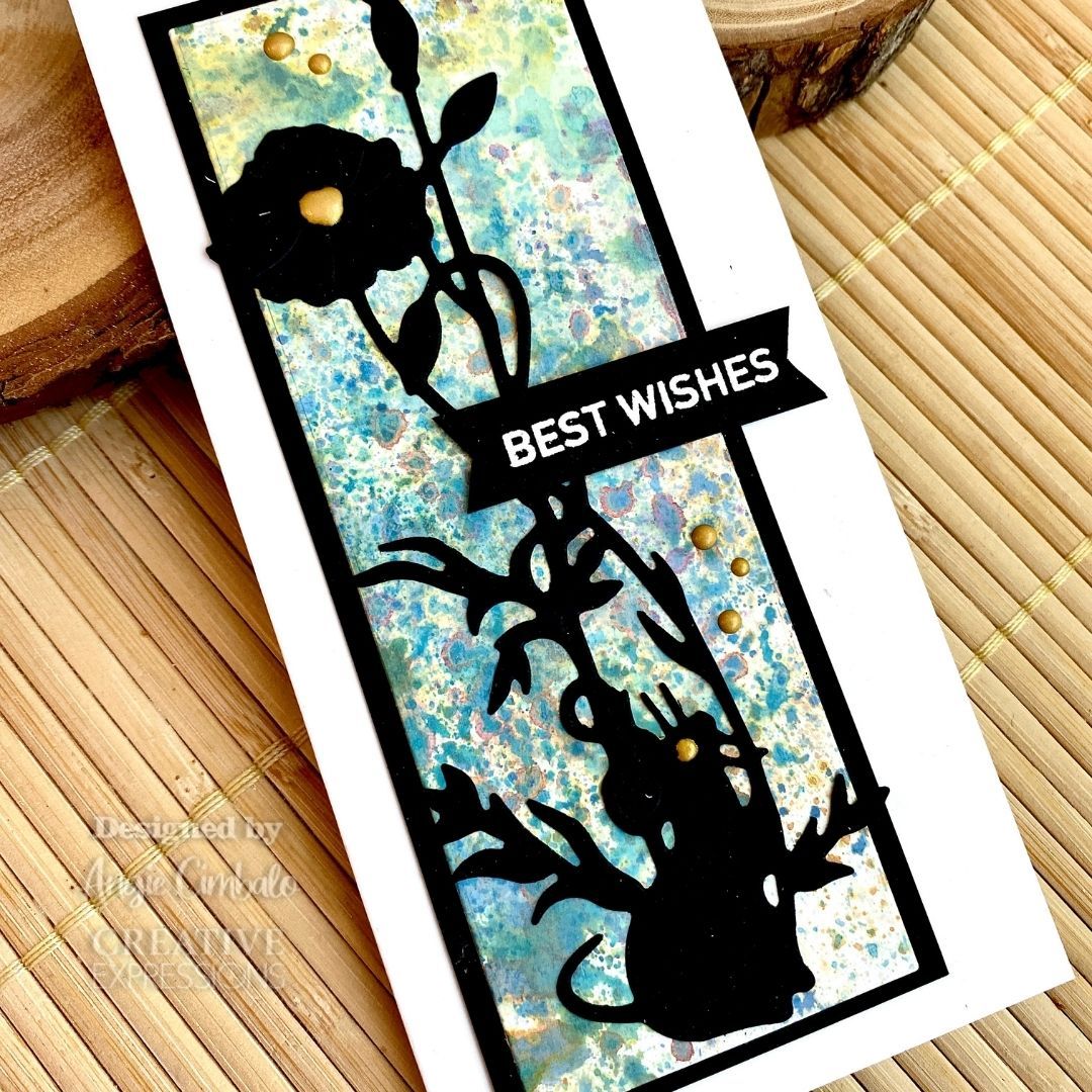 Creative Expressions Paper Panda Among The Poppies Craft Die-3