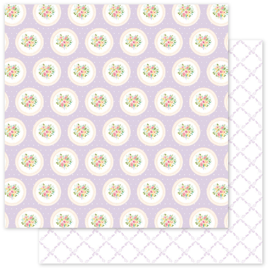 Bloc de Papiers Imprimés Pastel Patterns 1.0 (12 motifs différents) 30,5 x 30,5 cm (Lot de 12) 34836-1