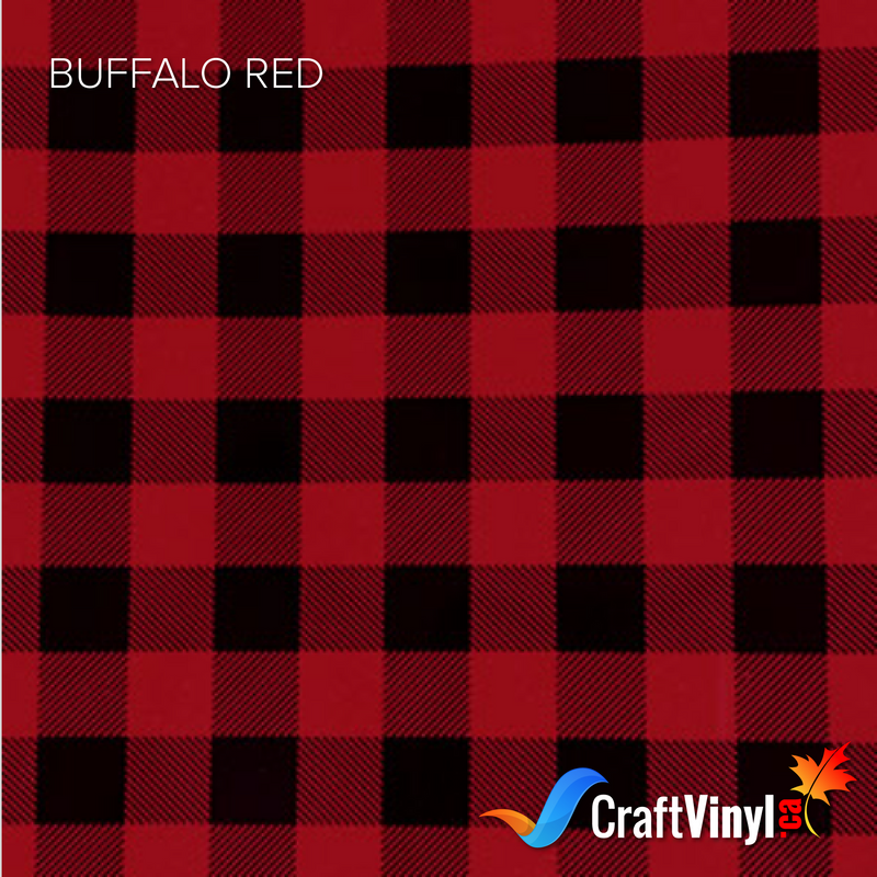 Craft HTV  Buffalo Red-1