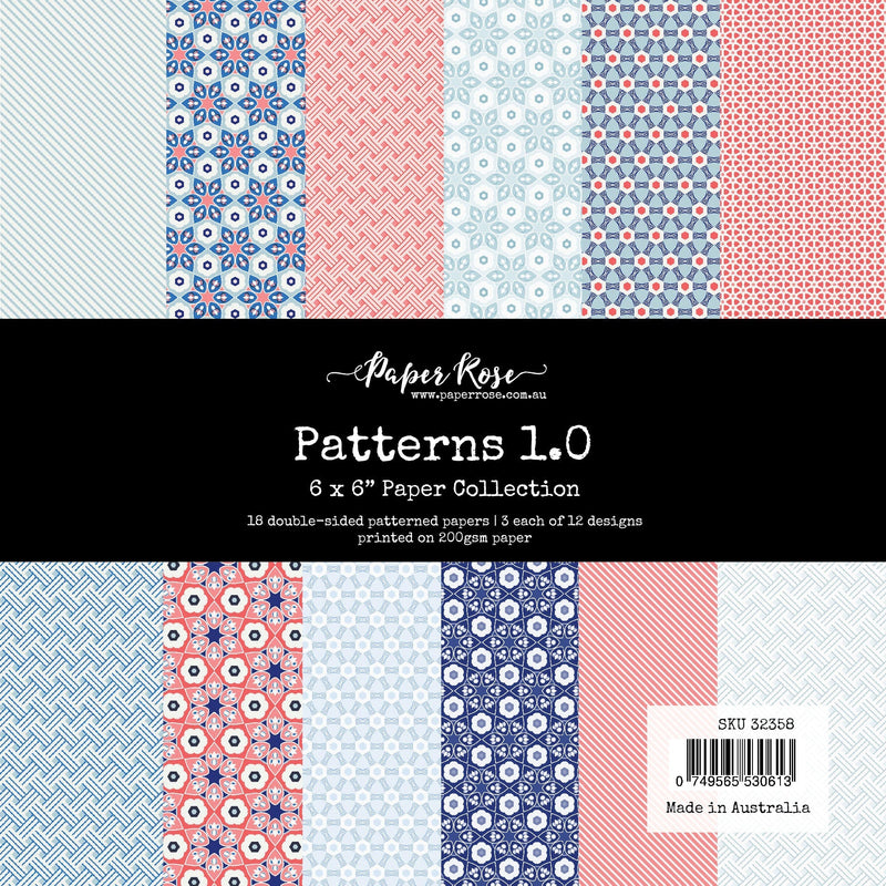 Motifs 1.0 Collection de papiers 6x6 32358-1