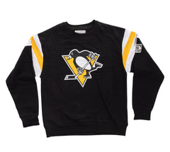Pittsburgh Penguins Varsity Retro Style Crewneck Sweater-5