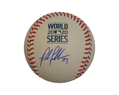 Peter Fairbanks Autographed 2020 World Series Rawlings Official Major League Baseball-1