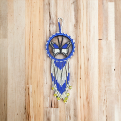 Red and Blue Butterfly Dream Catcher-2
