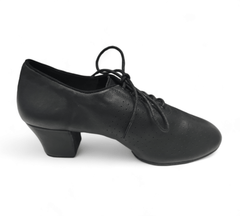 Practice heel - Black Leather-1