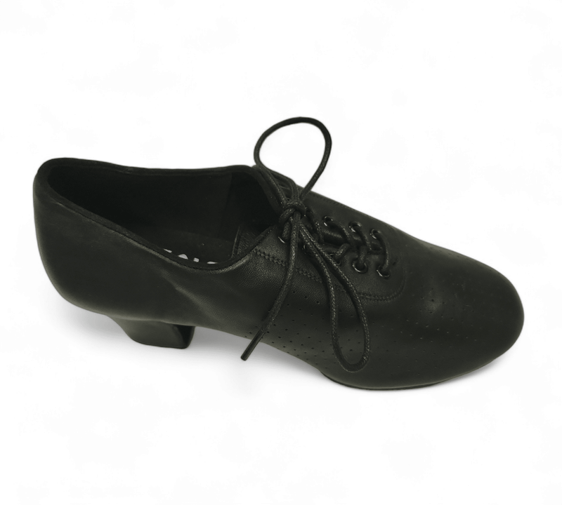 Practice heel - Black Leather-2
