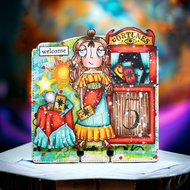 AALL and Create - A6 Stamp Set - Fortuneteller Dee-8