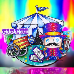 AALL and Create - A6 Stamp Set - The Big Top-13