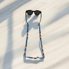 Artisan Handwoven Glasses Chain (Blue Sheep)-4