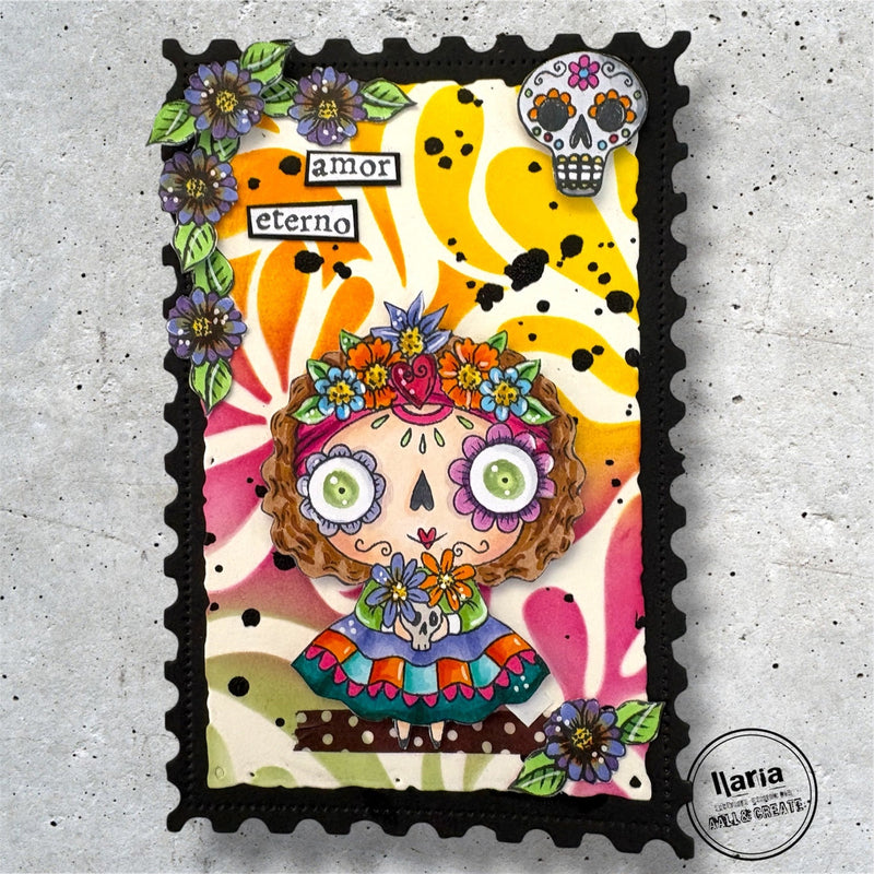 AALL and Create - A7 Stamp Set - Marigold-6