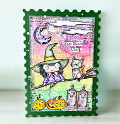 AALL and Create - A7 Stamp Set - Free Broom Rides-8
