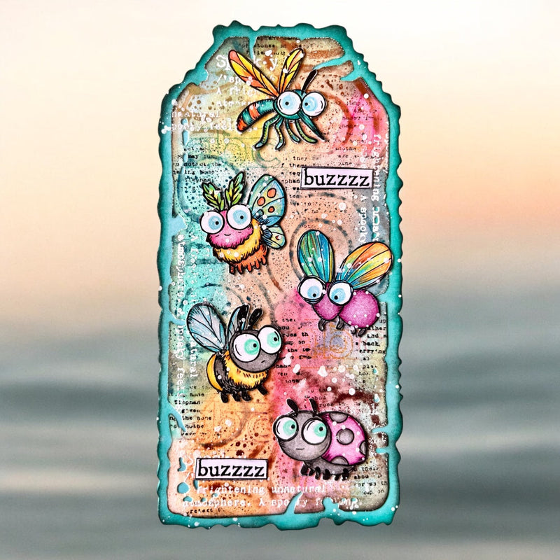 AALL and Create - A7 Stamp Set - Creepy Crawlies-6