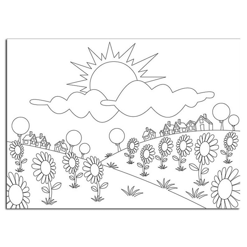 Picture Embossing Folder Summer Flowers-1