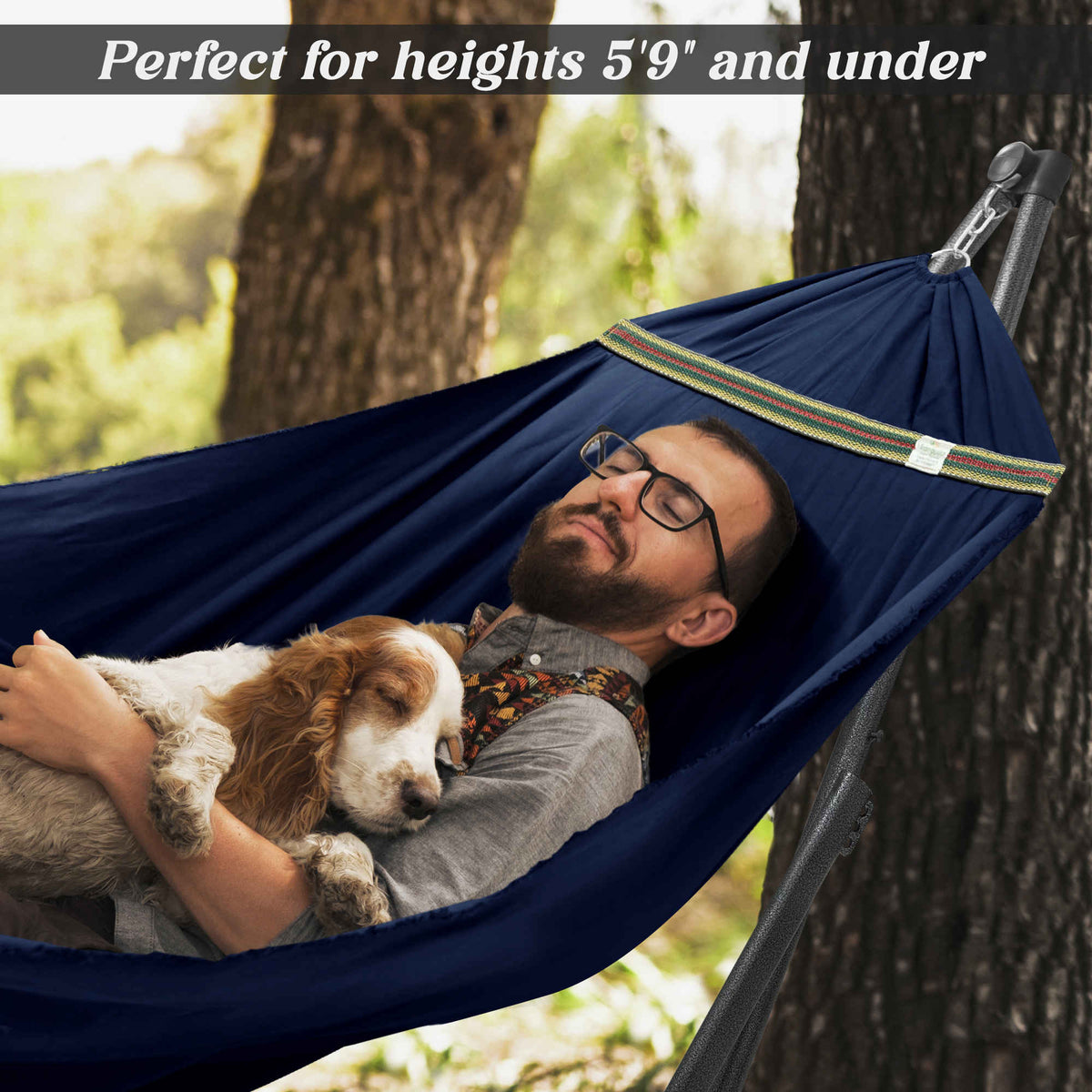 Uniki Canvas Hammock with Stand-52