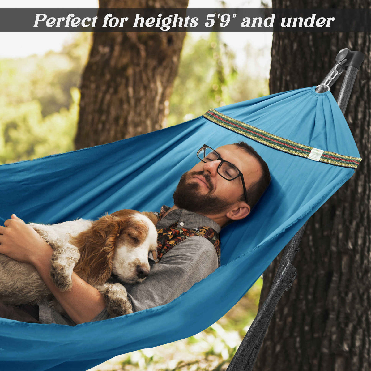Uniki Canvas Hammock with Stand-16