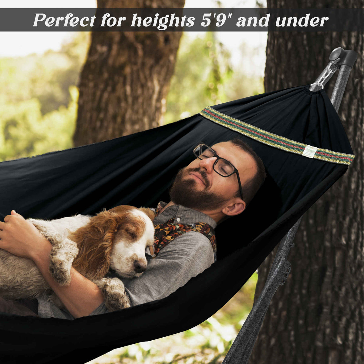 Uniki Canvas Hammock with Stand-7
