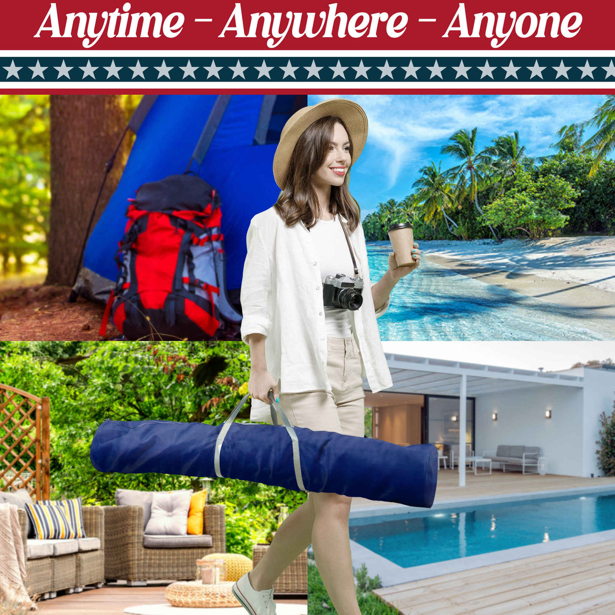 Uniki Canvas Hammock with Stand-26