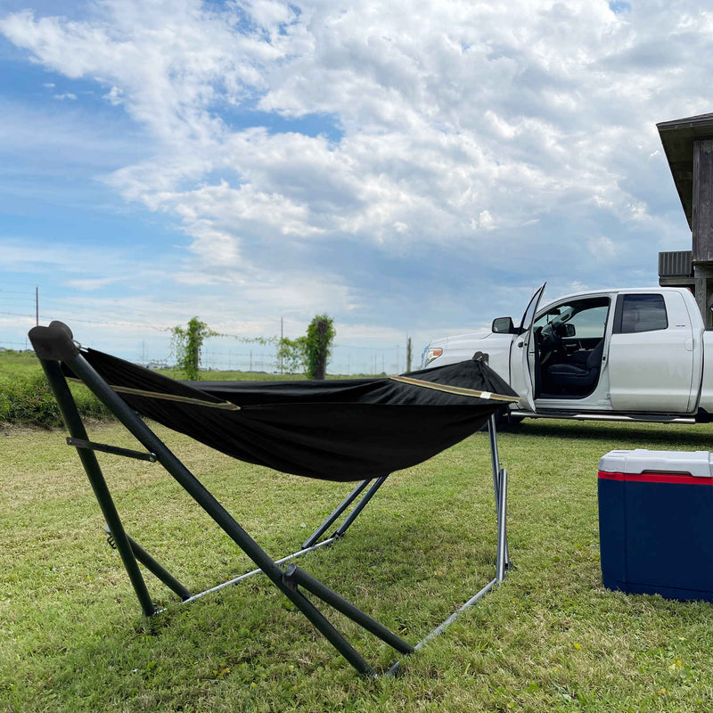 Uniki Canvas Hammock with Stand-9