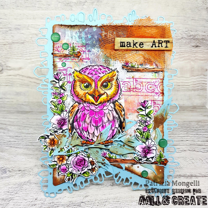 AALL and Create - A6 Stamp Set - Night Wing Petals-6