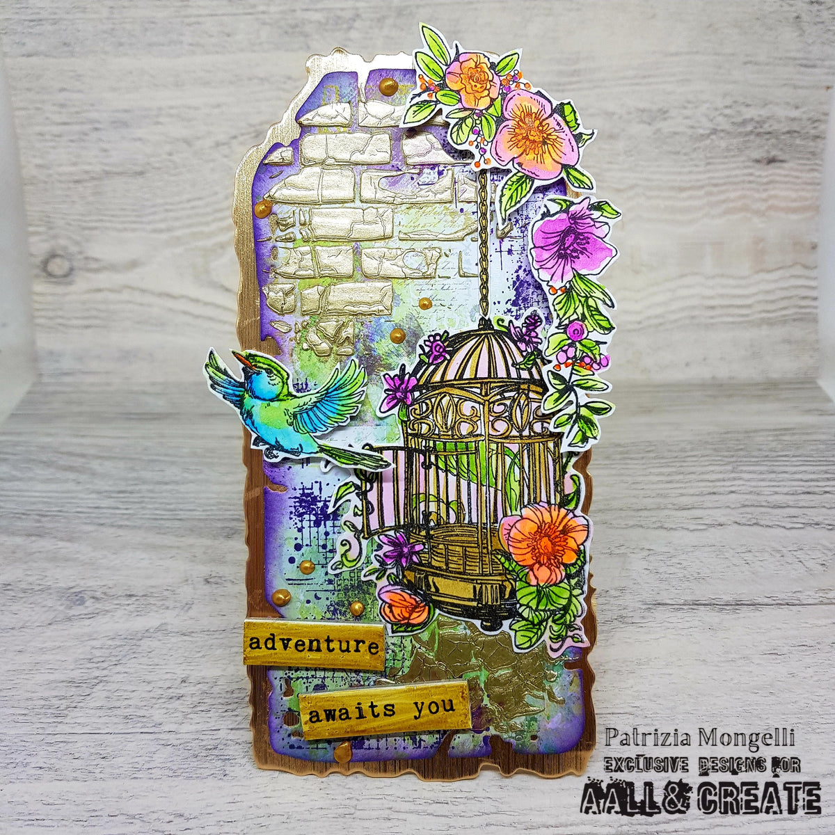 AALL and Create - A6 Stamp Set - Gilded Shatters-6