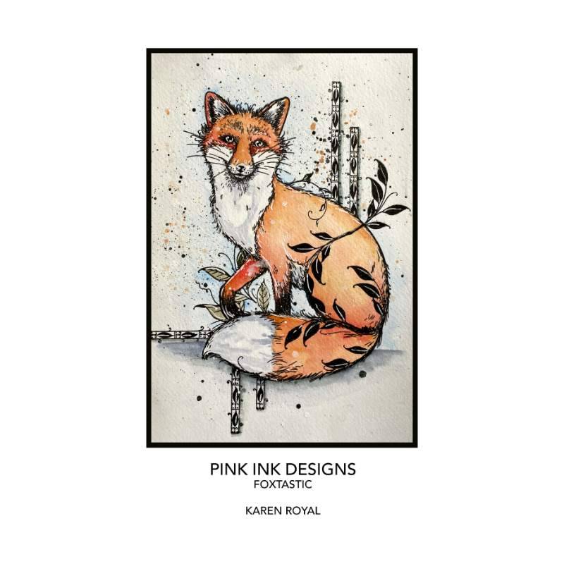 Pink Ink Designs Foxtastic A5 Clear Stamp-4