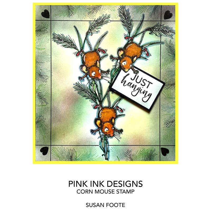 Pink Ink Designs Corn Mouse A7 Clear Stamp-7