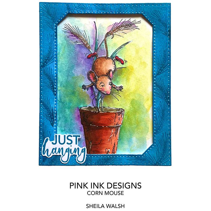 Pink Ink Designs Corn Mouse A7 Clear Stamp-3