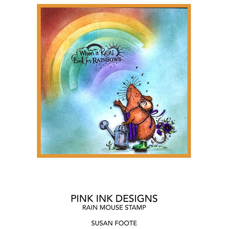 Pink Ink Designs Rain Mouse A7 Clear Stamp-3
