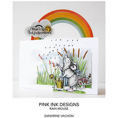 Pink Ink Designs Rain Mouse A7 Clear Stamp-2