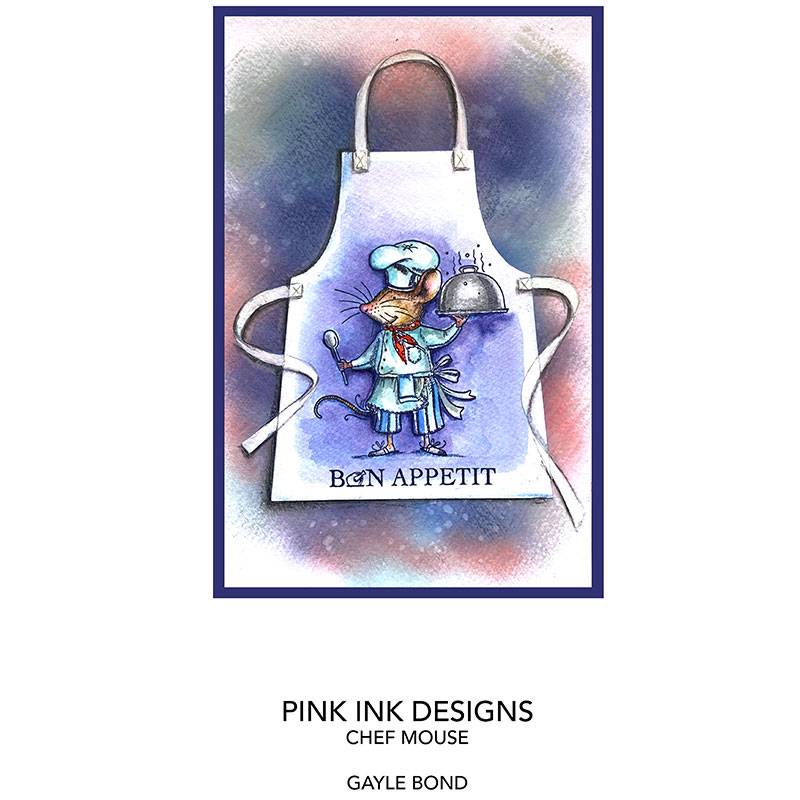 Pink Ink Designs Chef Mouse A7 Clear Stamp-5