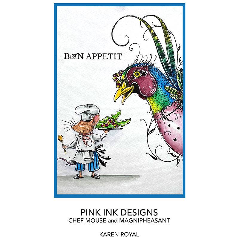 Pink Ink Designs Chef Mouse A7 Clear Stamp-2
