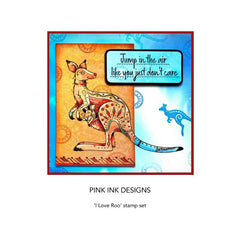 Pink Ink Designs I Love Roo 6 in x 8 in Clear Stamp Set-2
