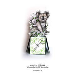 Pink Ink Designs Koala-ty Hugs 6 in x 8 in Clear Stamp Set-6