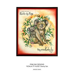 Pink Ink Designs Koala-ty Hugs 6 in x 8 in Clear Stamp Set-5