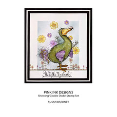Pink Ink Designs Cookie Dodo 6 in x 8 in Clear Stamp Set-3