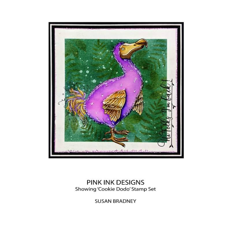 Pink Ink Designs Cookie Dodo 6 in x 8 in Clear Stamp Set-2
