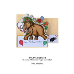Pink Ink Designs Mammoth Hugs 6 in x 8 in Clear Stamp Set-2