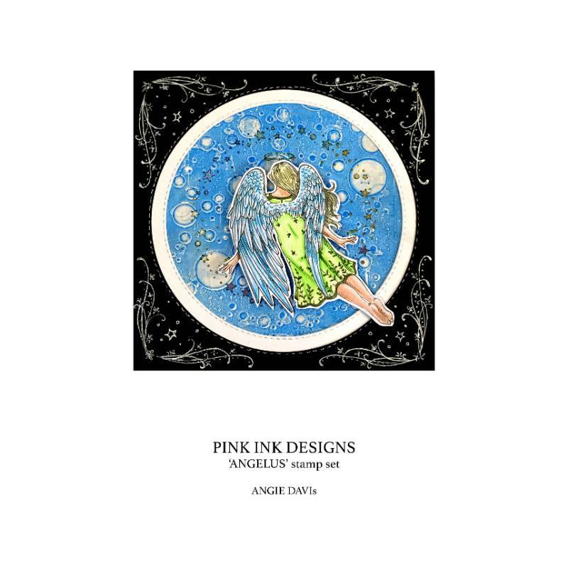 Pink Ink Designs Angelus 6 in x 8 in Clear Stamp Set-4