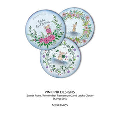 Pink Ink Designs Lucky Clover 6 in x 8 in Clear Stamp Set-13