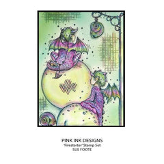 Pink Ink Designs Firestarter 6 in x 8 in Clear Stamp Set-3